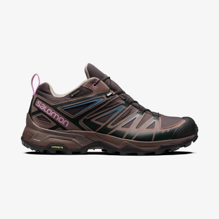 Salomon X ULTRA 3 GTX FOR BETTER Mens Sneakers Chocolate UK WAIB